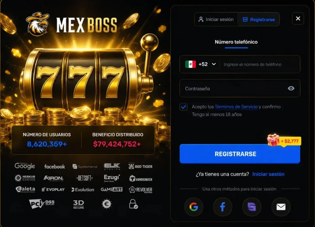 Registro seguro y acceso al lobby en México